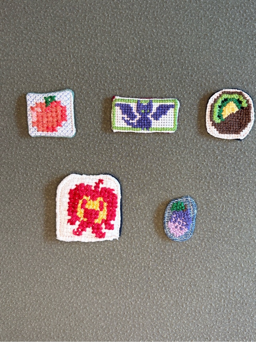 Handmade Cross-Stitch Sew-On Patch